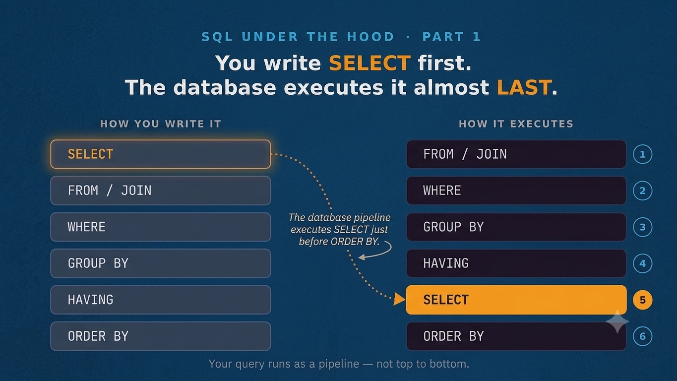 Your SQL Query Doesn’t Run the Way You Read It