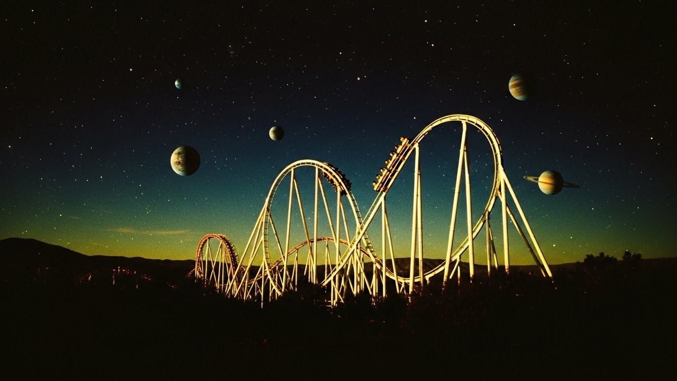 Space Coasters: What Roller Coasters Would Be Like On Other Planets (I