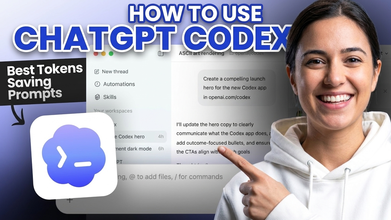 How to Use ChatGPT Codex: Best Token-Saving Prompts (2026)