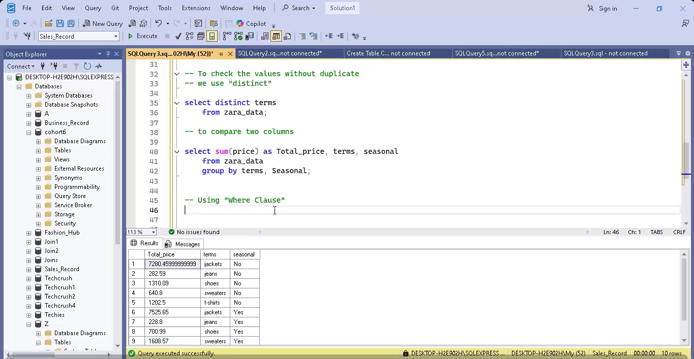 WEEK 7- SQL