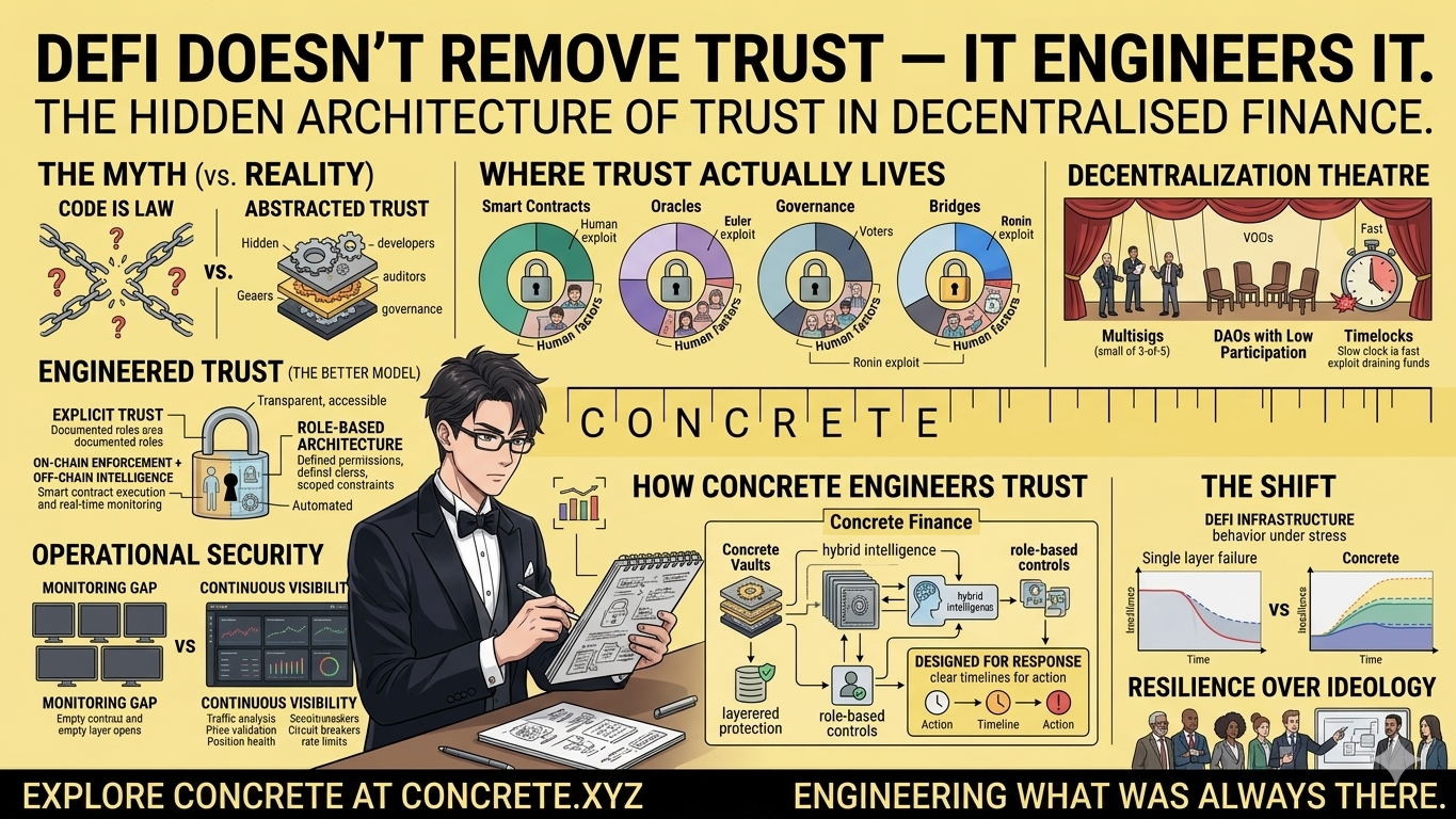 DeFi Doesn’t Remove Trust — It Engineers It.
