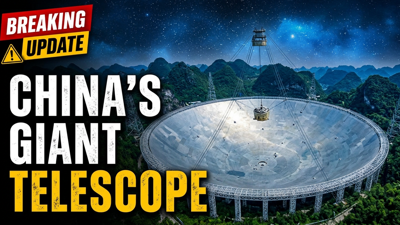 China’s FAST Telescope Spent Months Scanning 3I/ATLAS for Alien Signal