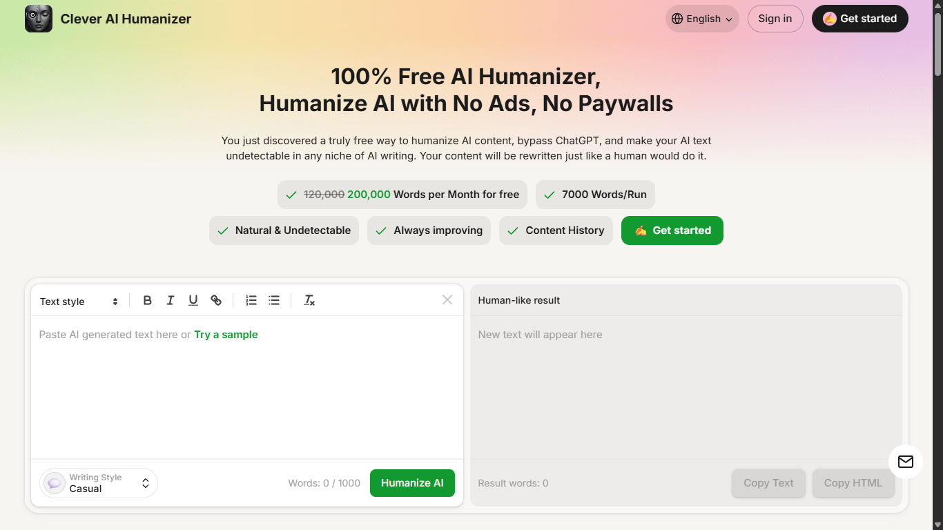 Clever AI Humanizer — The Best AI Humanizer of 2025
