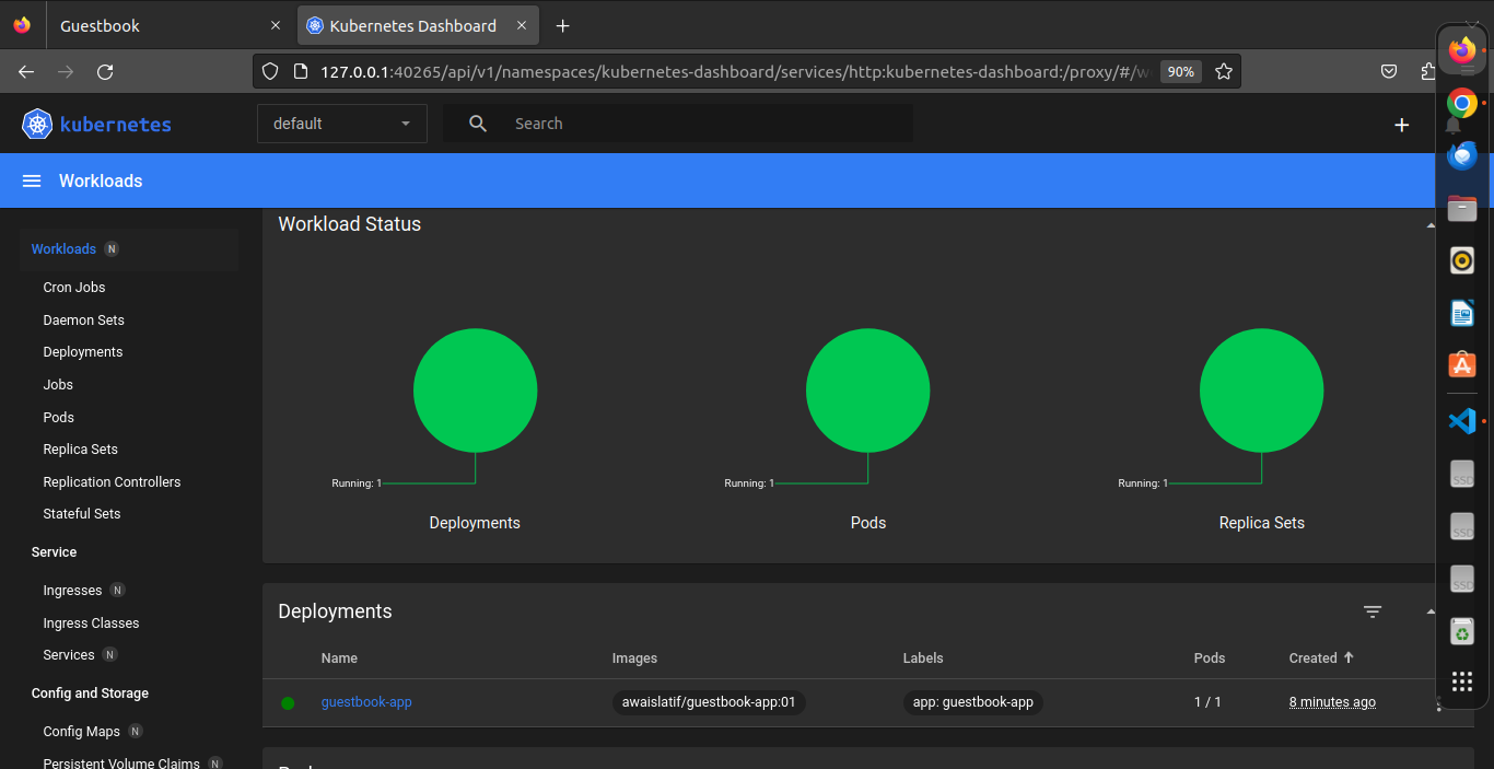 Application Deployment Using Kubernetes.