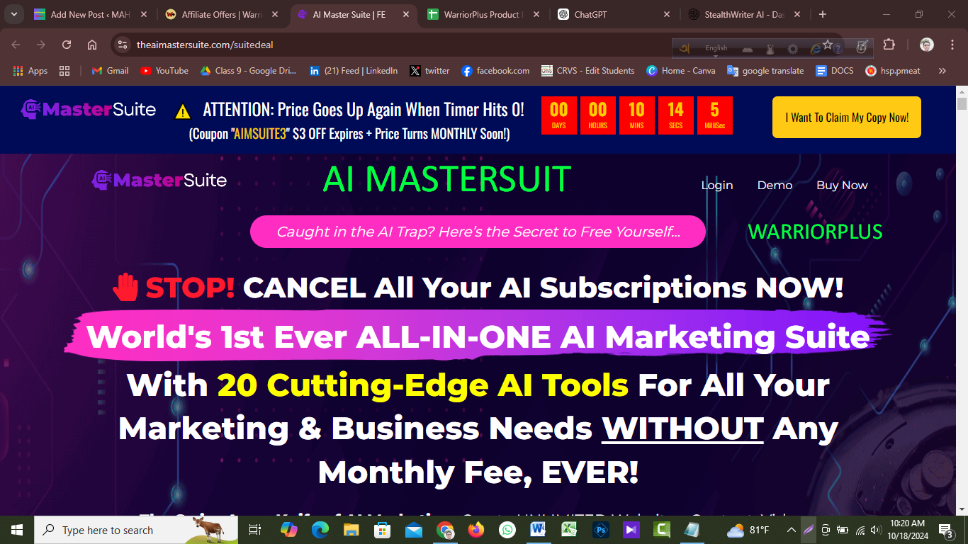 AI MasterSuite Review