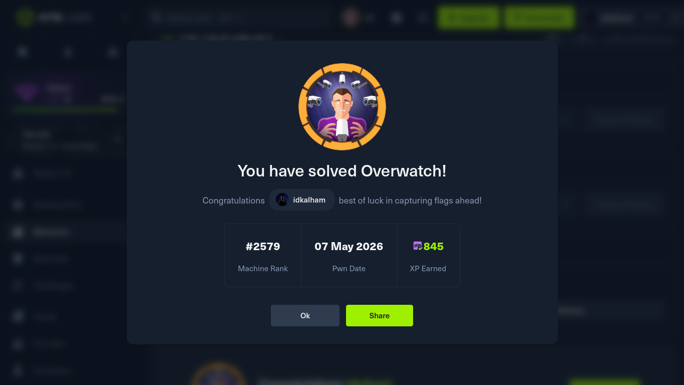 Overwatch HTB — HackTheBox Walkthrough | By Alham Rizvi