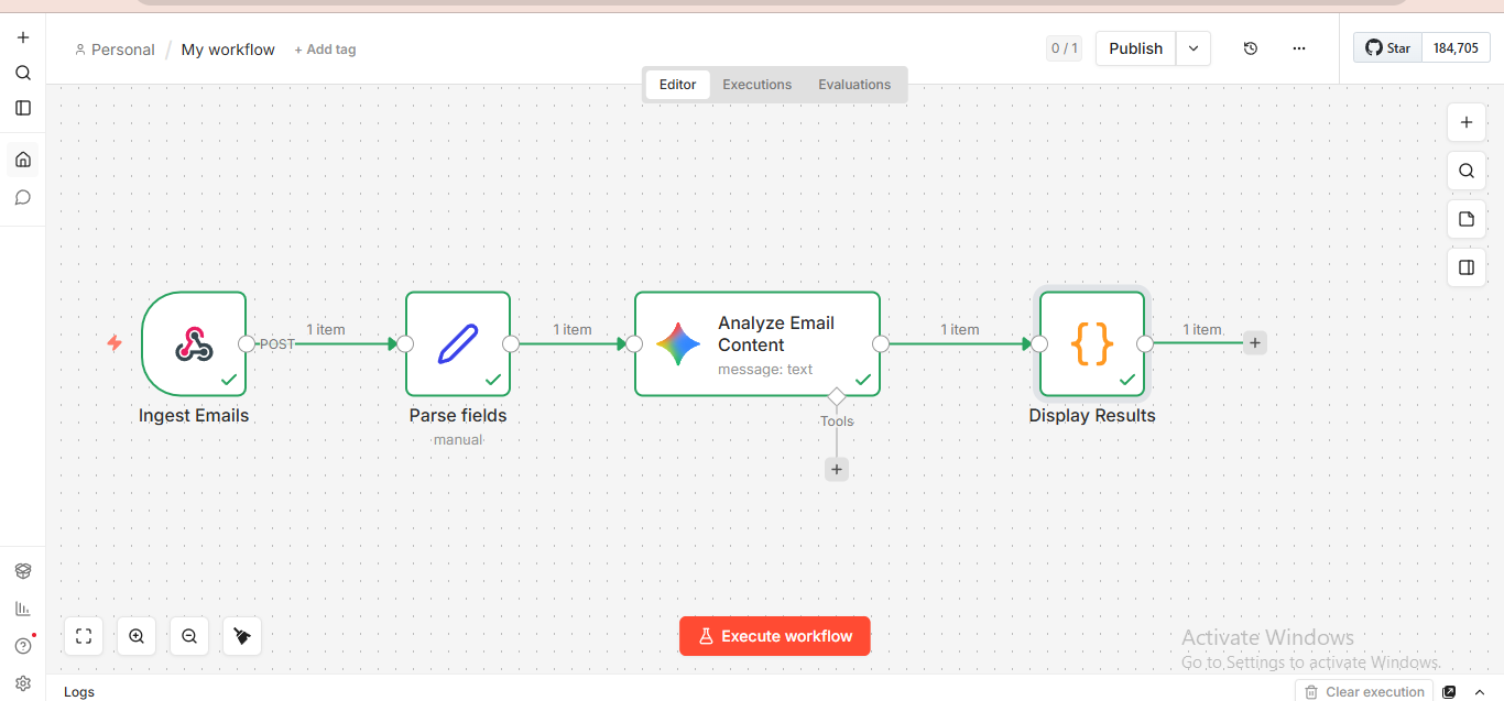 I Built an AI Phishing Email Detector Using n8n and Google Gemini — Here’s How