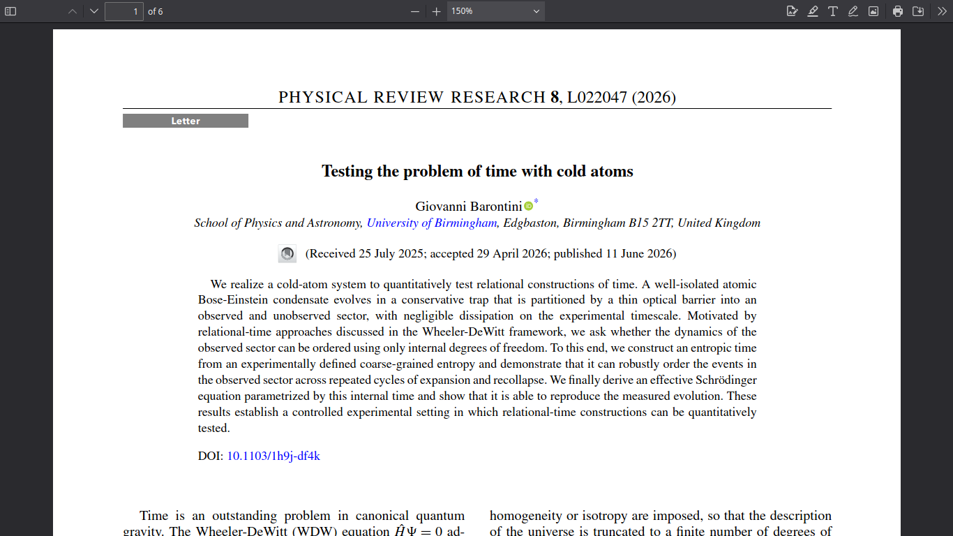 When Time Is Built From Entropy: A Research Analysis and Essay