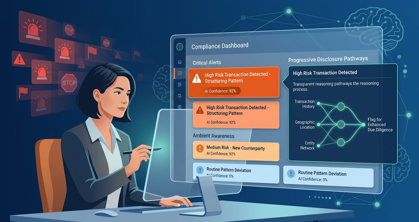 UX Patterns for AI Confidence Scores and Risk Alerts