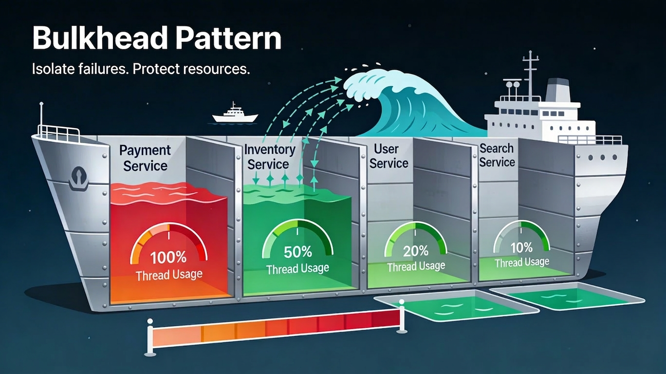 The Bulkhead Pattern in Micro-services — Stop One Slow Service From Sinking Your Entire System