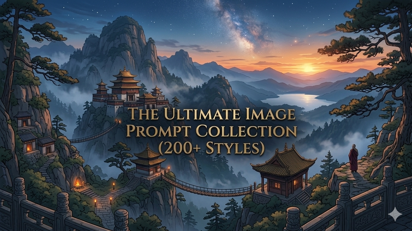 200+ AI Prompt Styles That Instantly Improve Your AI Images