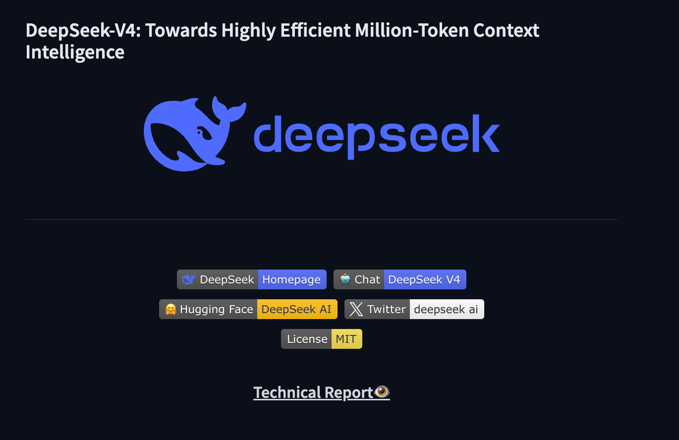 DeepSeek V4: The Open Model That Turned 1M Context Into a Practical Engineering Primitive