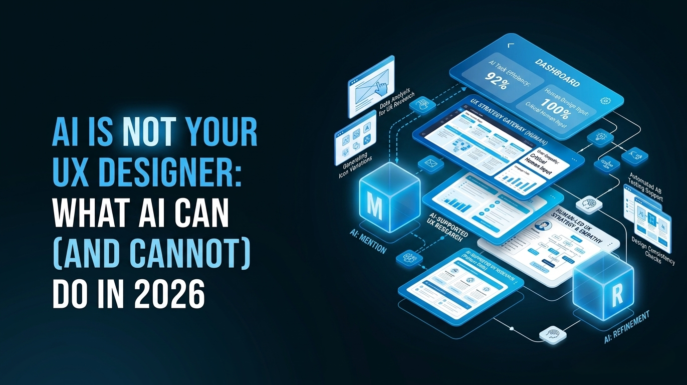 AI Is Not Your UX Designer: What AI Can (and Cannot) Do in 2026