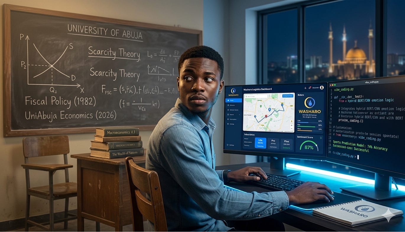 Why My Economics Degree is Obsolete (And How I’m “Vibe Coding” My Way Out)