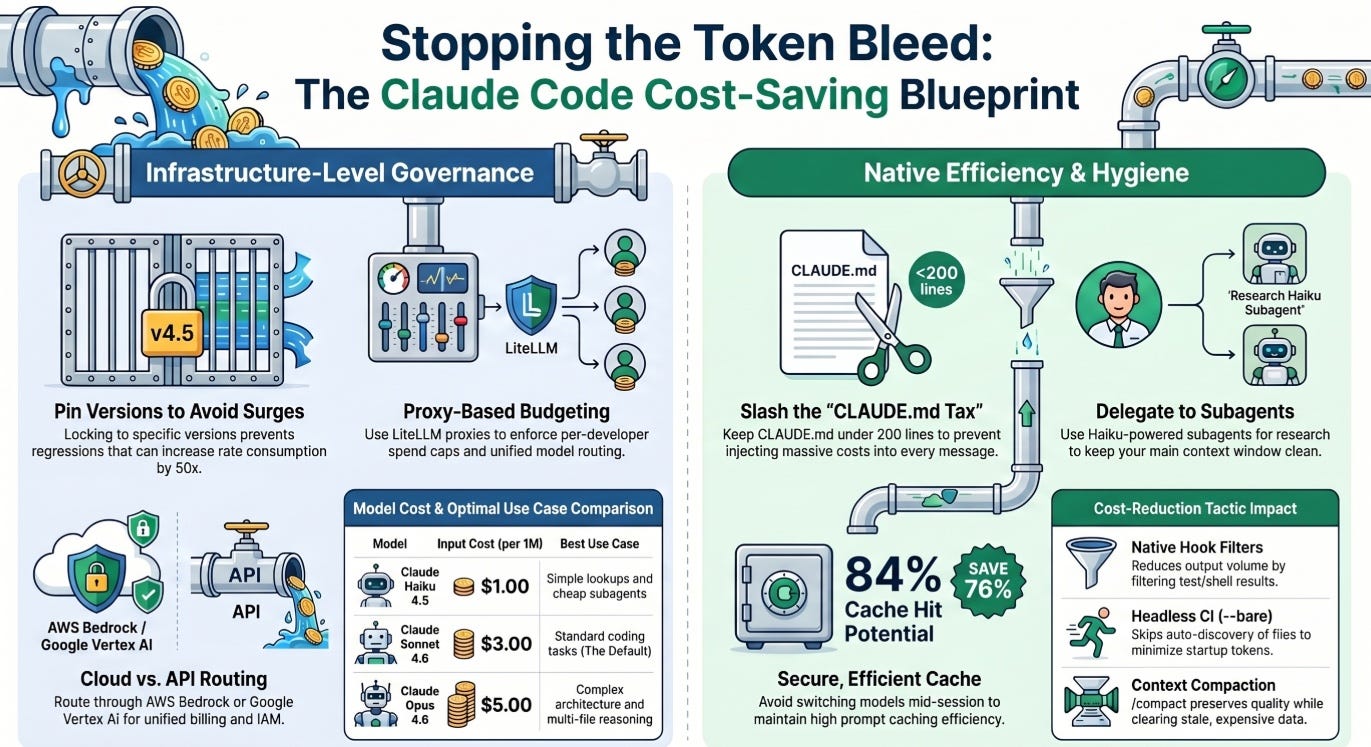 Claude Code Cost Mastery: The Platform Engineer’s Handbook