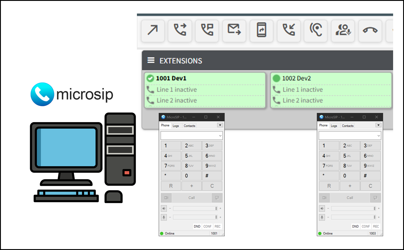ทำระบบเสียงตามสายด้วย IZPBX และ Linphone(Rpi) ตอนที่ 2 (FOP2)