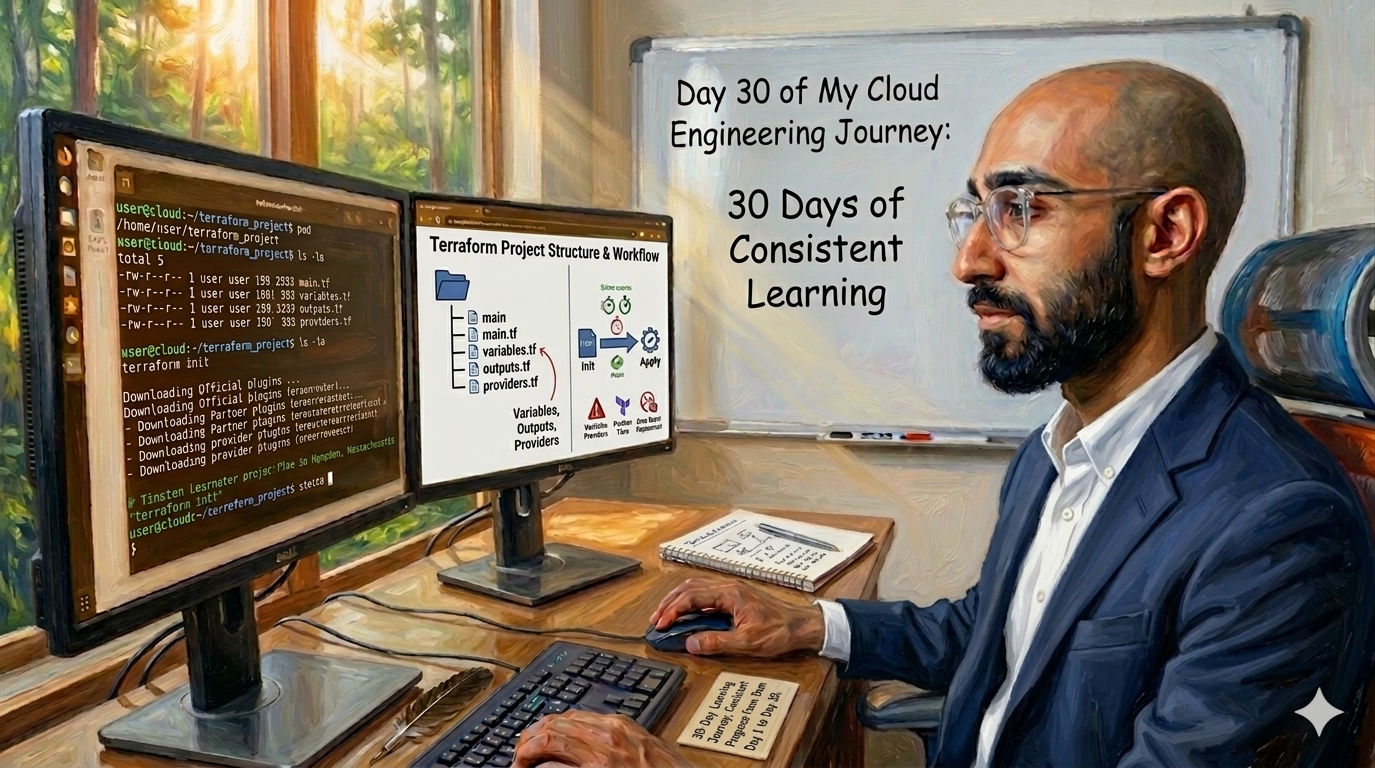 Day 30 of My Cloud Engineering Journey: 30 Days of Consistent Learning