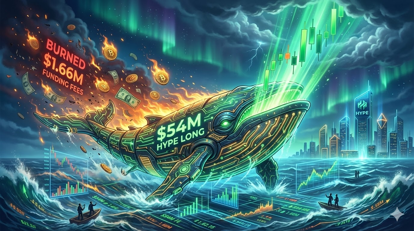 Burning $1.66M in Funding Fees: Inside the $54M HYPE Whale’s Epic Long Position