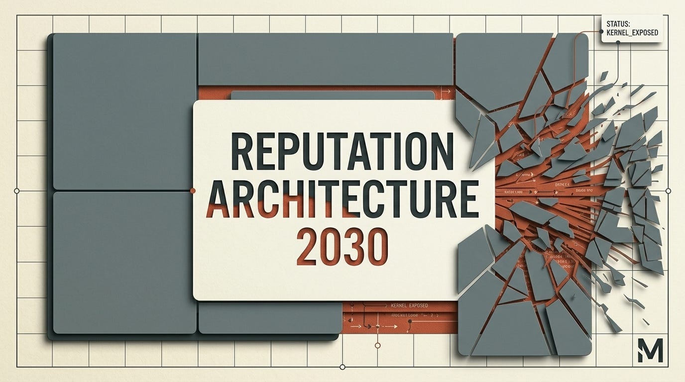 Stress-Test Yourself Before the Market Does: Reputation Architecture 2030