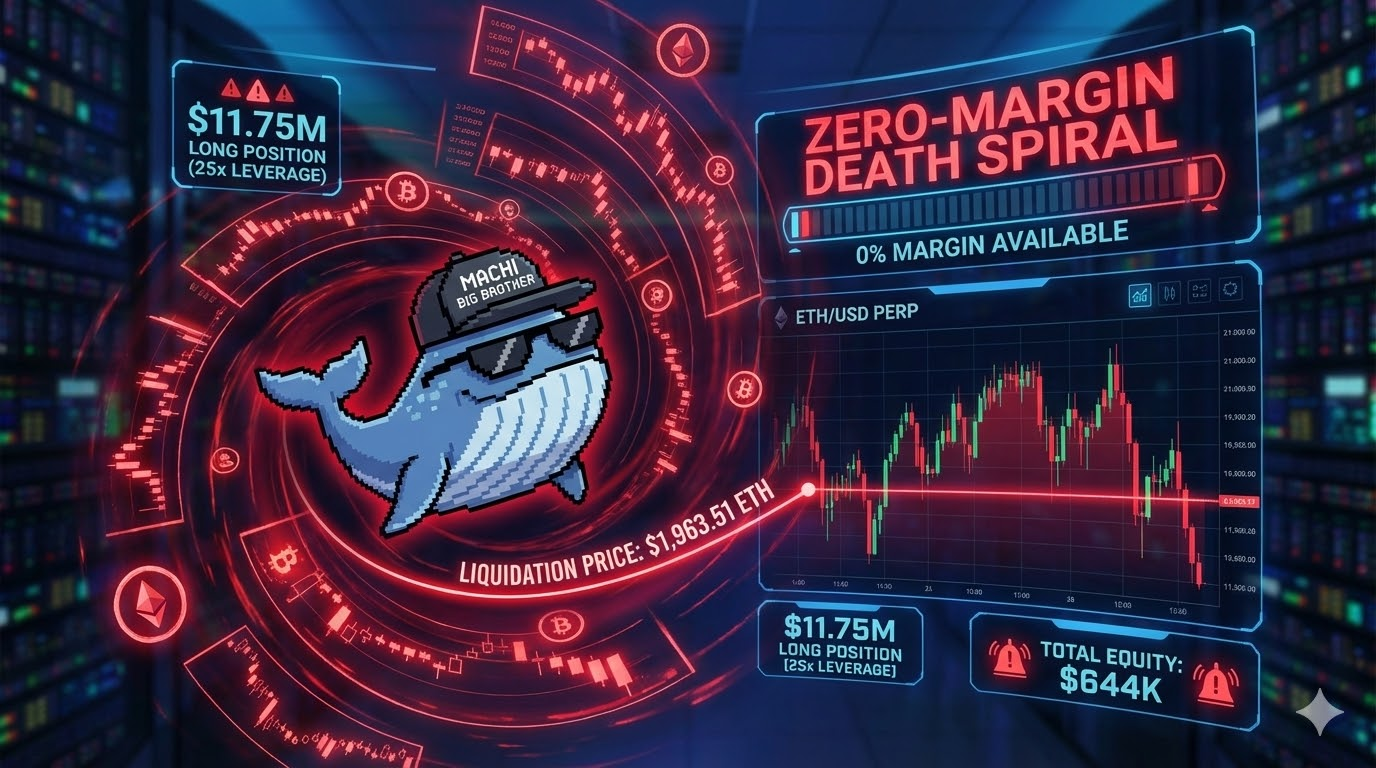 Whale Watch: Machi Big Brother’s Zero-Margin Death Spiral & $11.75M ETH Long Analysis