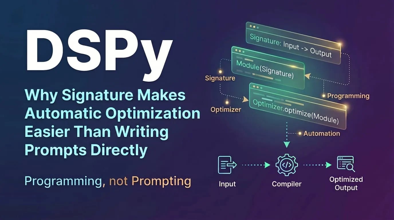 DSPy Tutorial: Why Signatures Are Easier to Optimize Than Raw Prompts