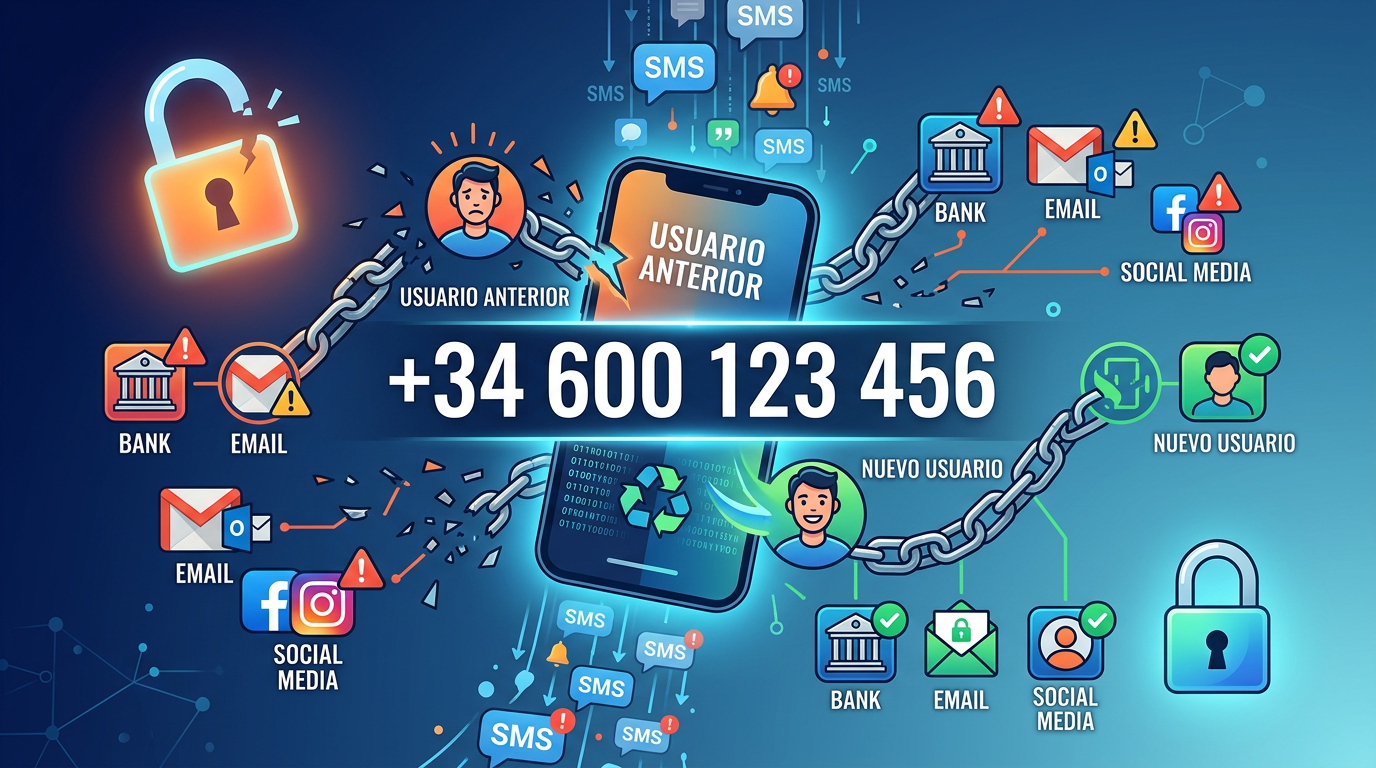 El riesgo invisible de los números de celular reciclados