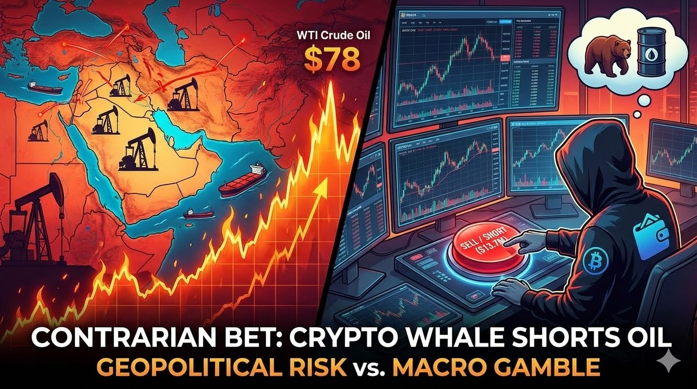 The Contrarian’s Gamble: Why is this On-Chain Whale Shorting $13.7M in Oil?