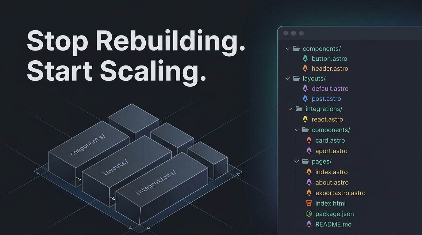 Astro Boilerplate That Scales: Stop Rebuilding From Scratch