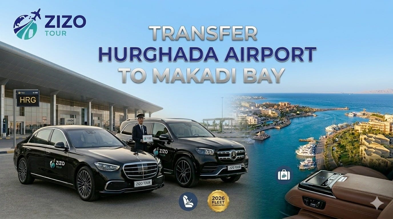 Transfer Hurghada Airport to Makadi Bay offers a seamless start to you