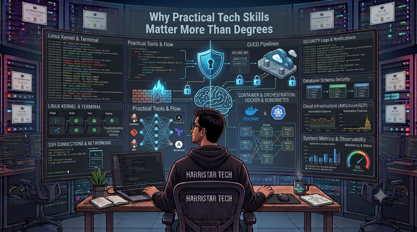 Why Practical Tech Skills Matter More Than Degrees in Today’s Technology Industry