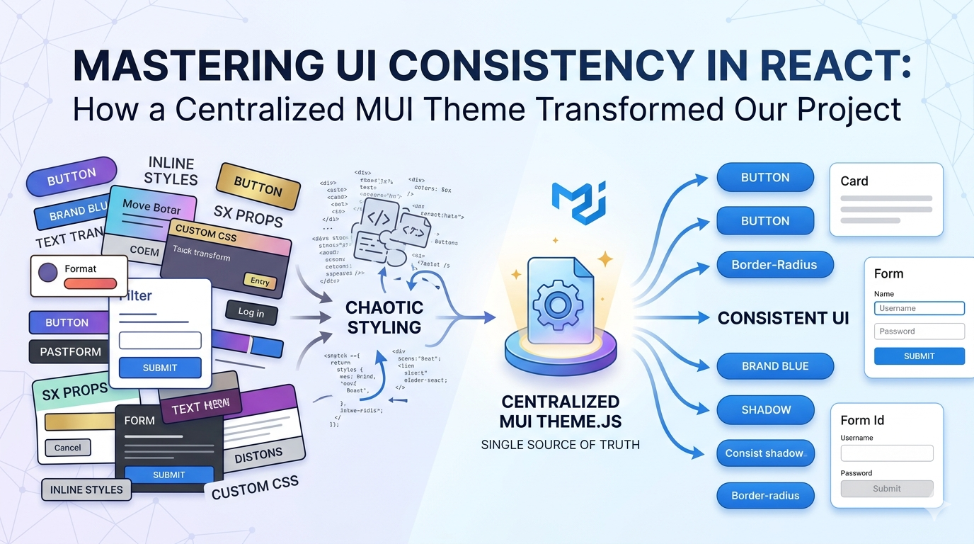 Mastering UI Consistency in React: How a Centralized MUI Theme Transformed Our Project