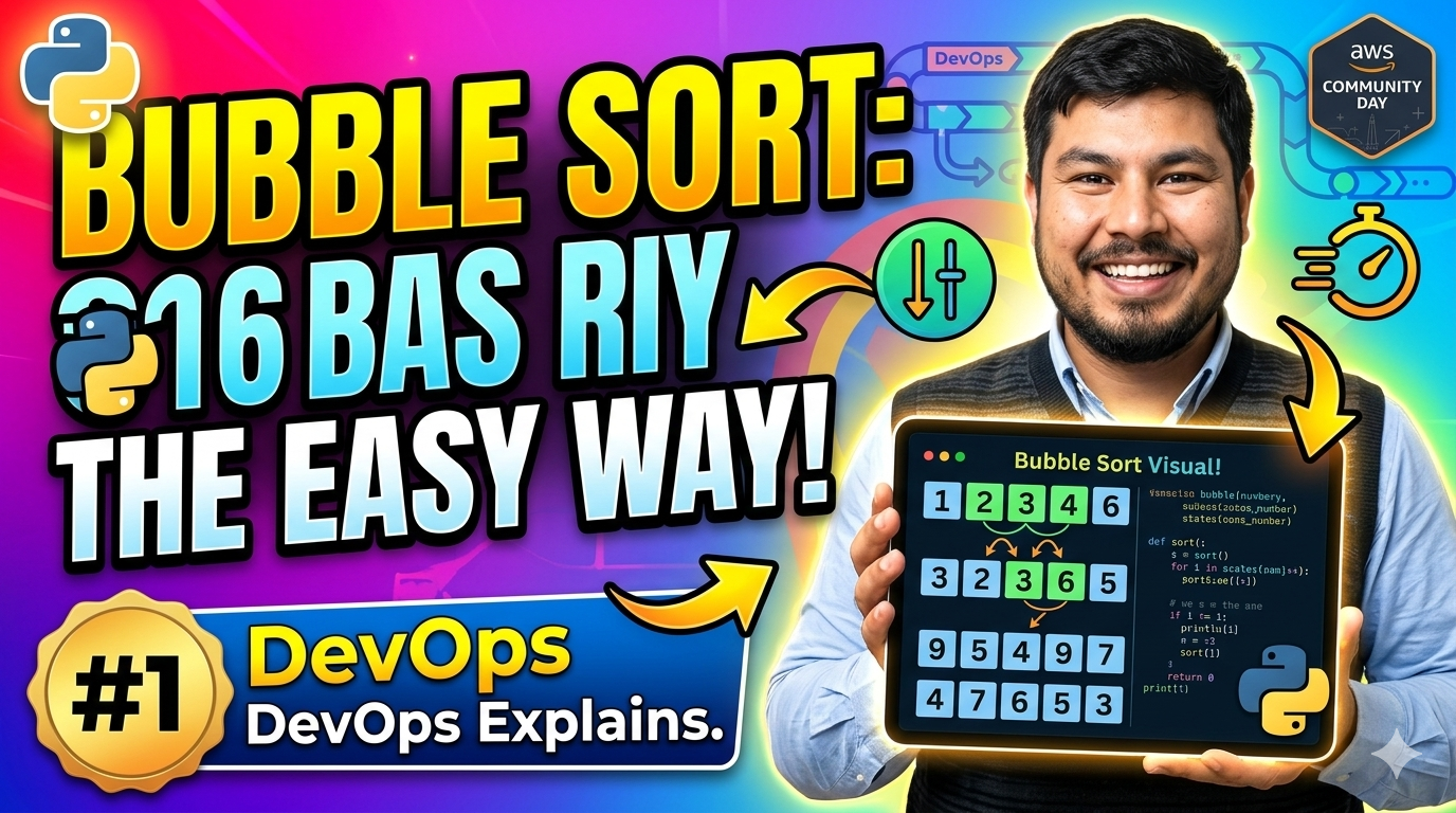 Bubble Sort Algorithm Explained in Easy Way