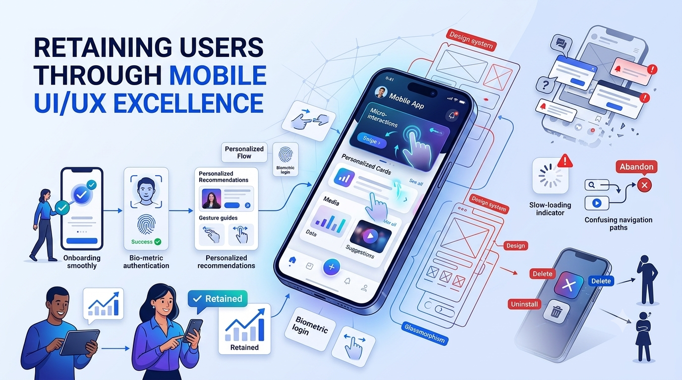 Mobile App UI Design in 2026: 9 Principles That Decide If Users Stay or Hit Delete