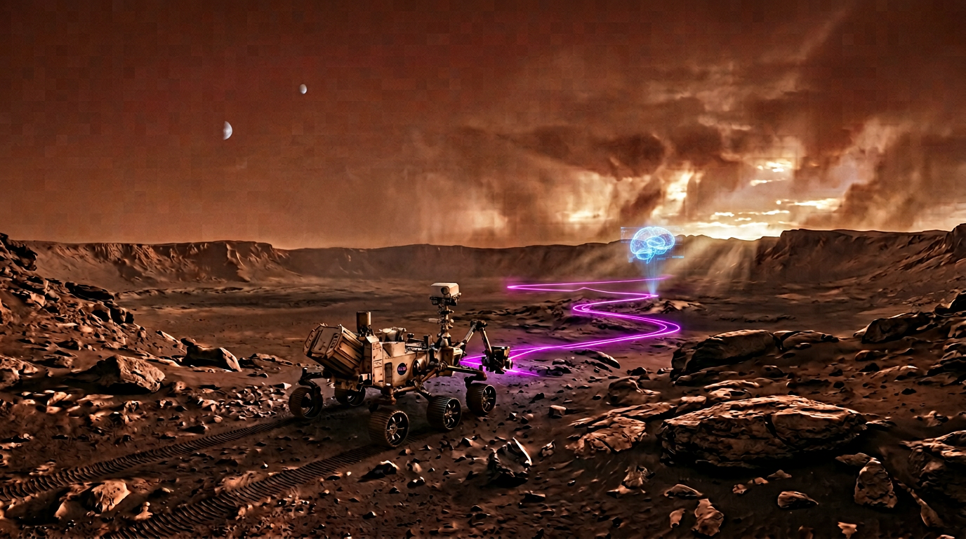 NASA Let AI Drive on Mars. Alone. 28 Years of Human Control. Gone in T