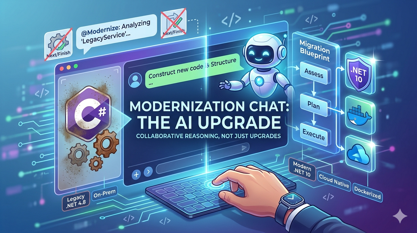 Beyond the Wizard: Why Modernization Chat is the New Standard for .NET Upgrades