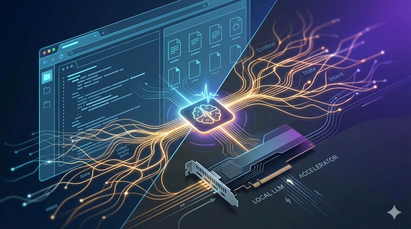 AI Is Still “Outside the Screen”: Why the Era of Ultra-Fast Local LLMs Requires a New OS