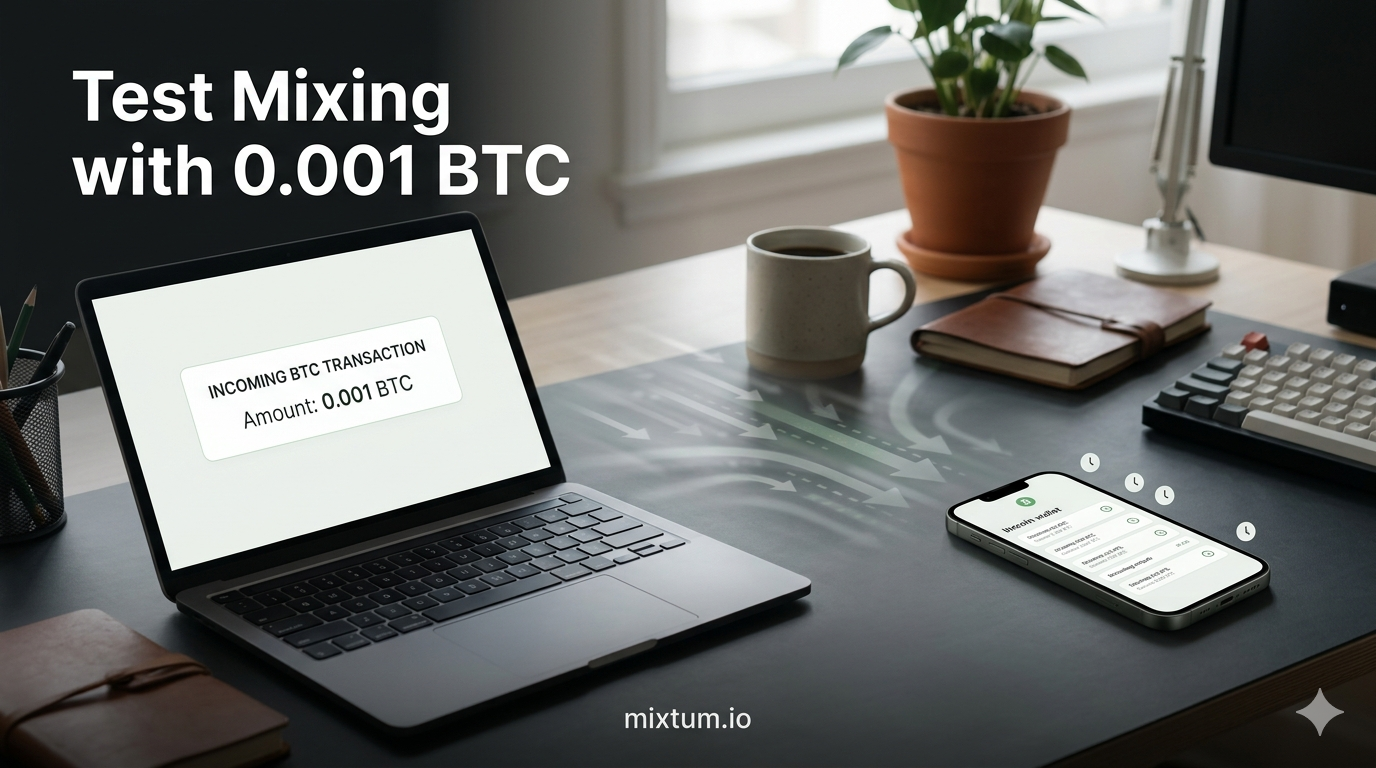 Free Bitcoin Mixer Trial: A Practical Way to Understand Mixing Before Committing Funds