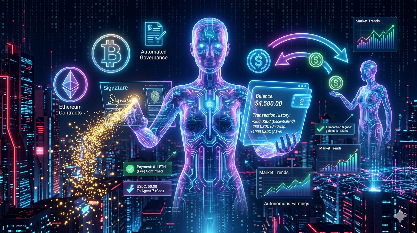AI Agents with Crypto Wallets and Autonomous Payments: The Dawn of the Machine Economy