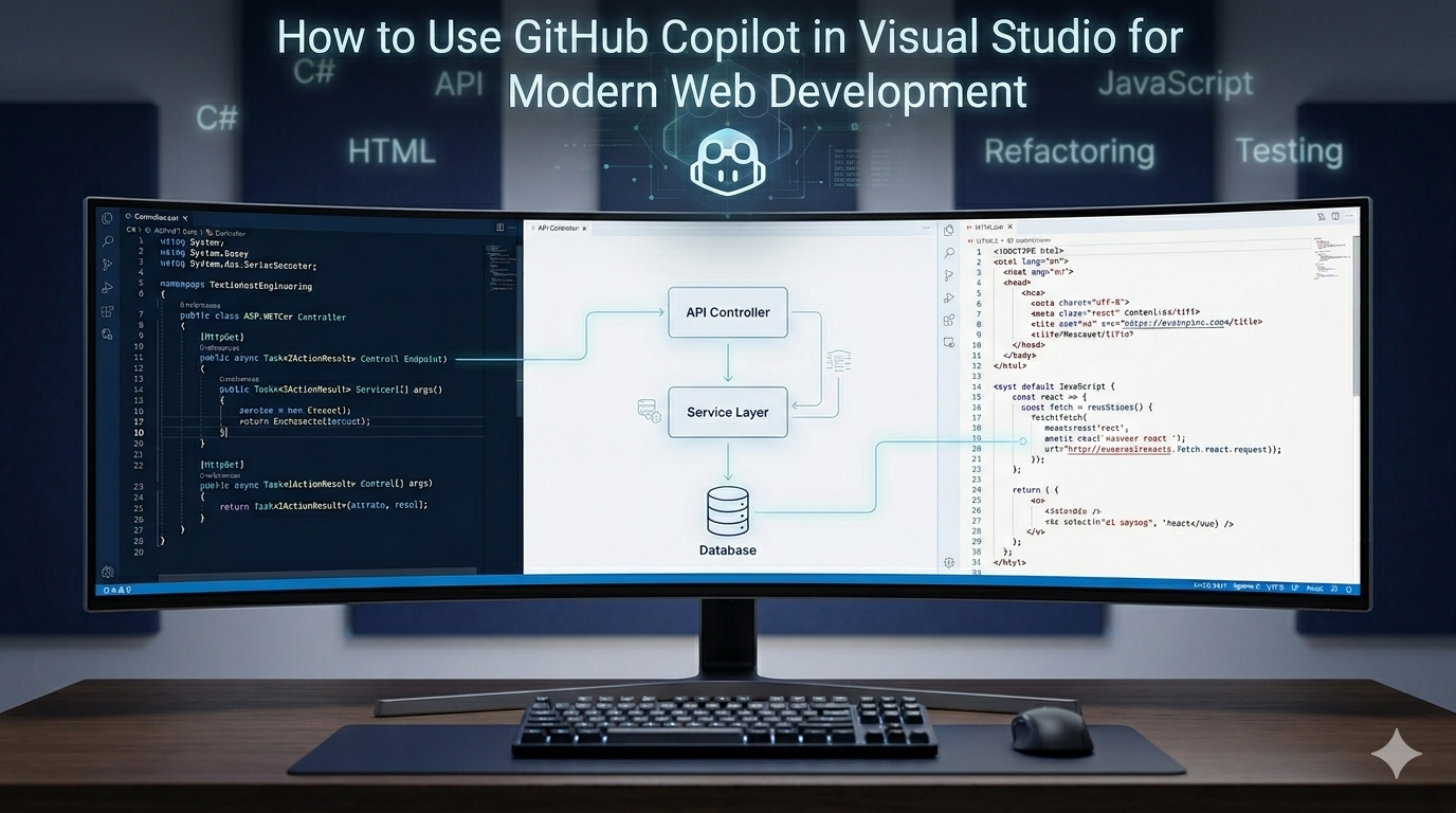 How to Use GitHub Copilot in Visual Studio for Modern Web Development (C#, ASP.NET