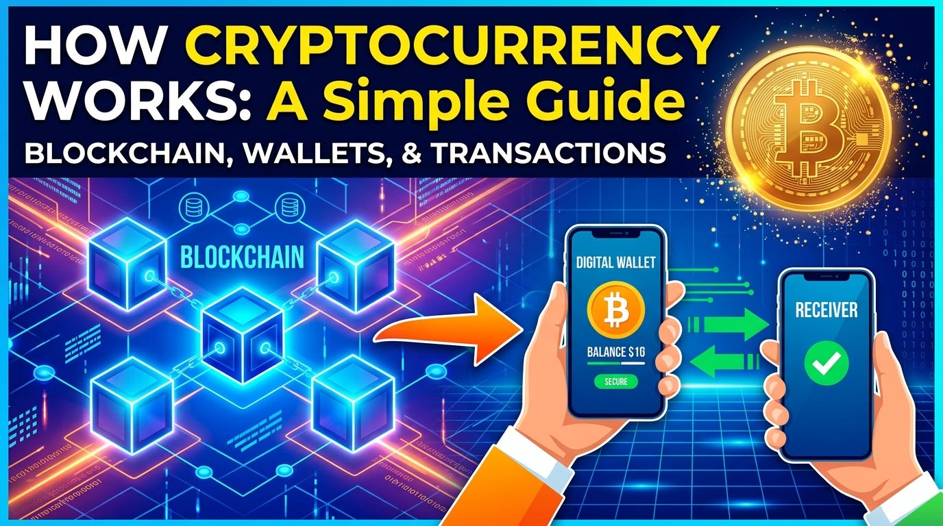 How Cryptocurrency Works: A Simple Guide to Blockchain, Wallets, and Digital Transactions