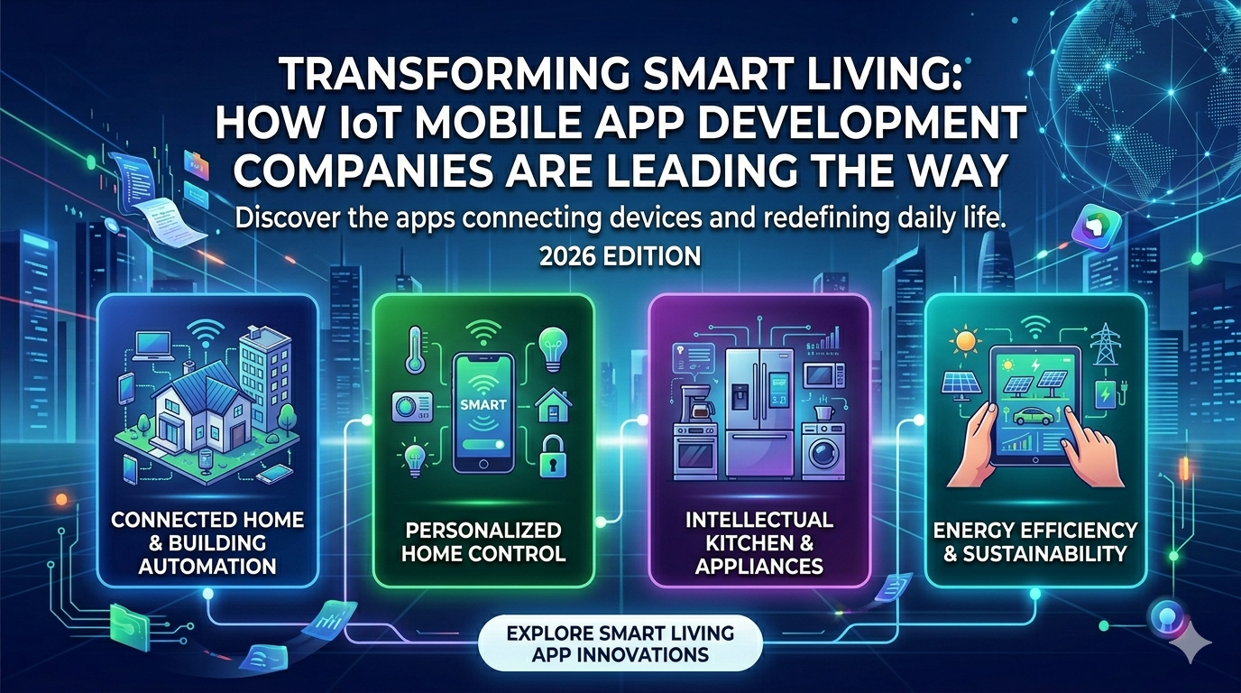 How IoT Mobile App Development Companies Are Transforming Smart Living
