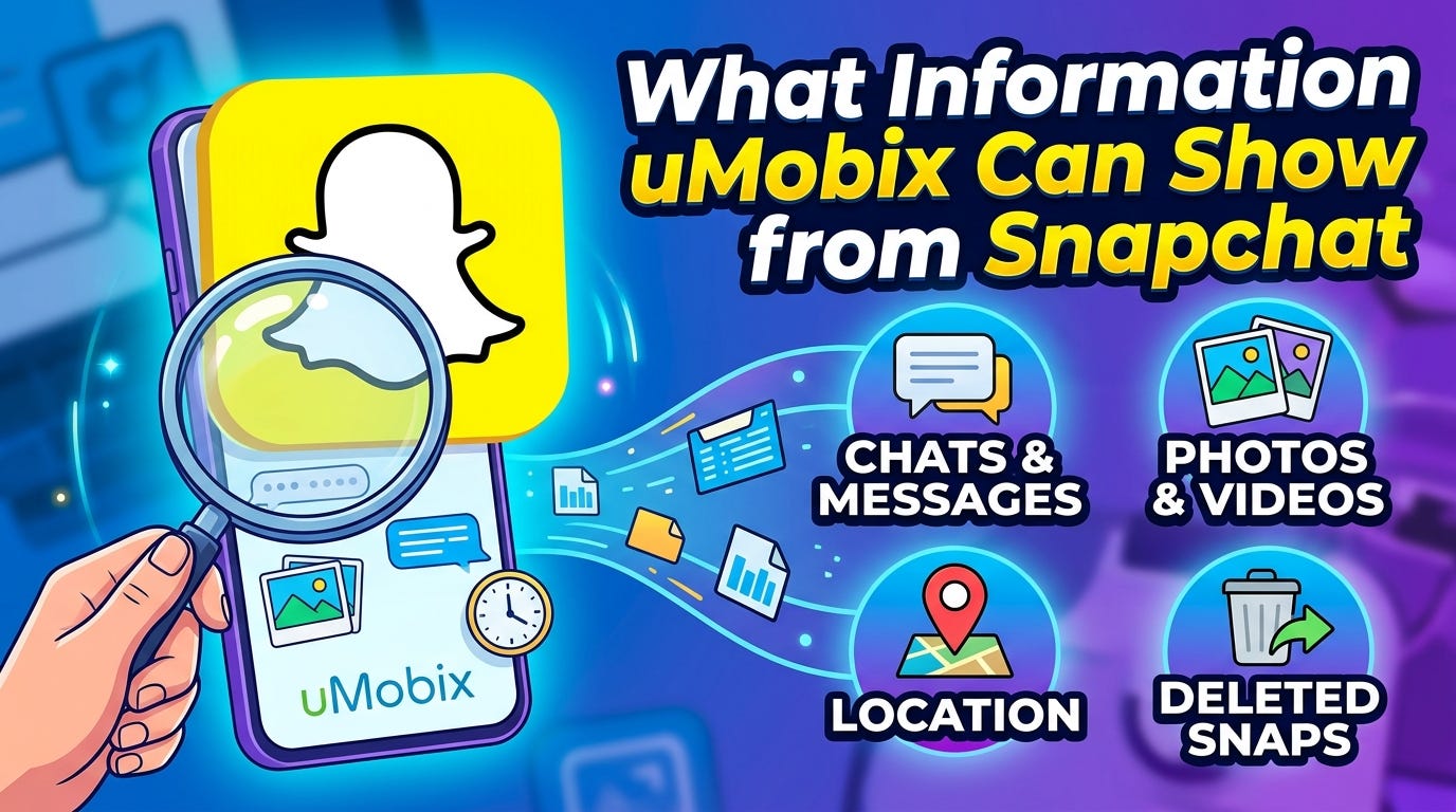 What Information uMobix Can Show from Snapchat?