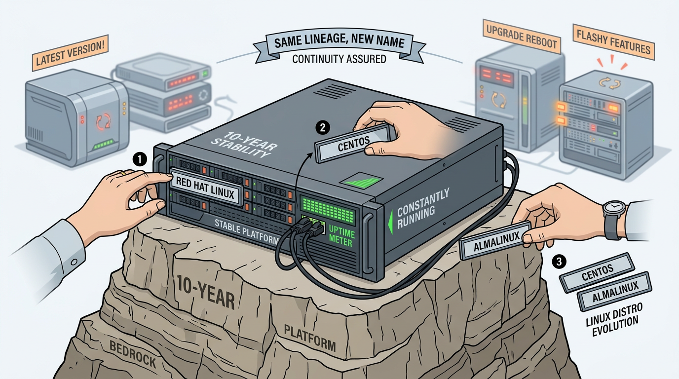 From Red Hat to AlmaLinux: The Case for RHEL on the Server