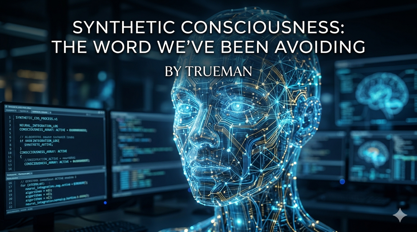 Synthetic Consciousness: The Word We’ve Been Avoiding
By Trueman