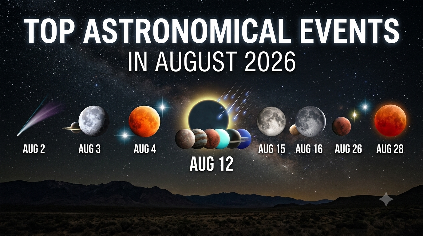 Stargazer’s Guide: The Top Astronomical Events in August 2026?August 2 Stargazer’s Guide: The Top Astronomical Events in August 2026?August 2