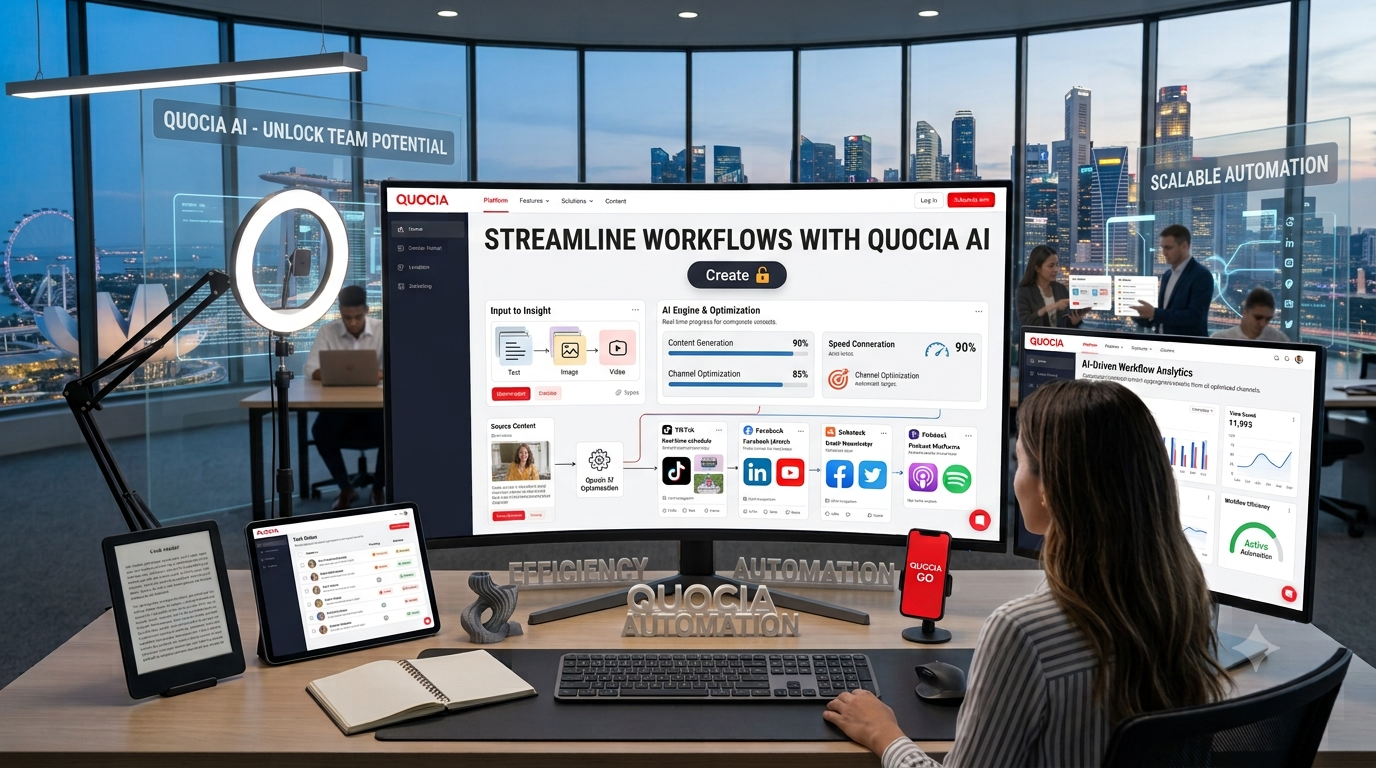 STREAMLINE WORKFLOWS WITH QUOCIA AI