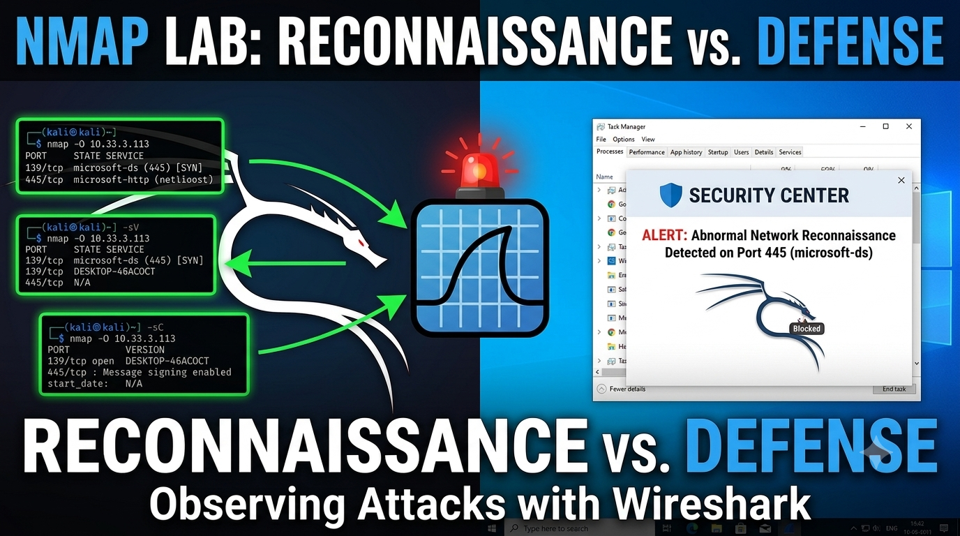 Day 1 — Reconnaissance: How I Scanned My Own Network (And Got Caught)