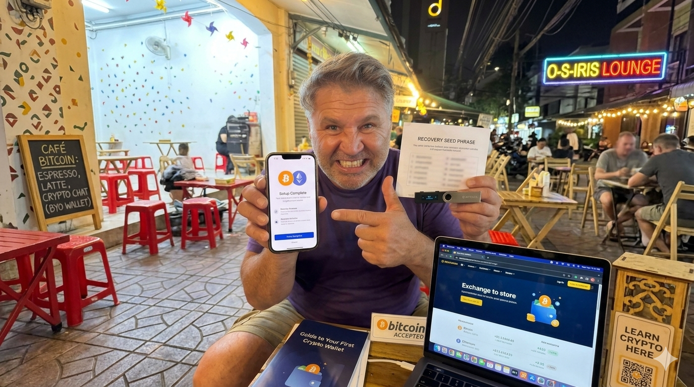 How to Set Up Your First Crypto Wallet (Without Throwing Your Laptop Out the Window)