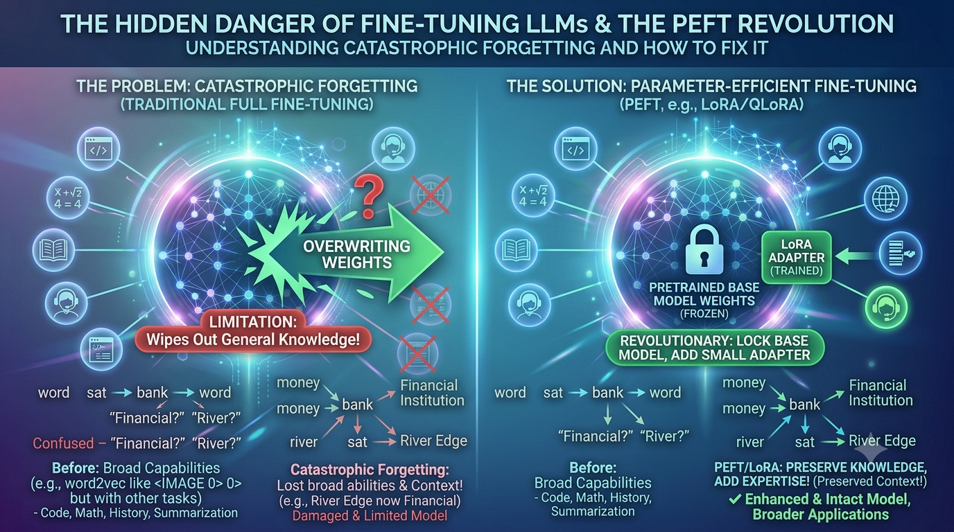 The Hidden Danger of Fine-Tuning LLMs: Catastrophic Forgetting (And How to Prevent It)